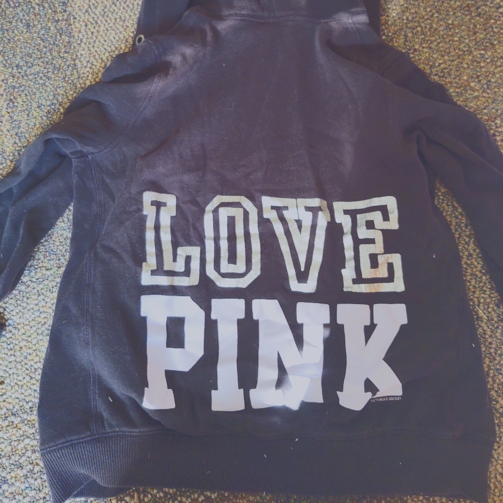 PINK zip up hoodie